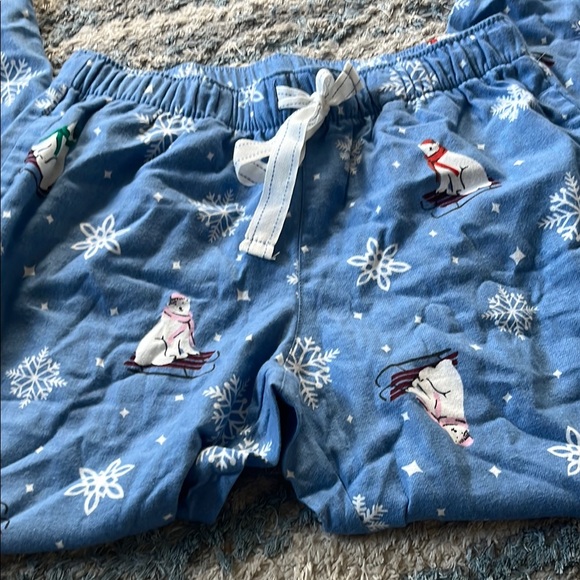 Snowman and Snowflake Pajama Pants - Picture 2 of 4